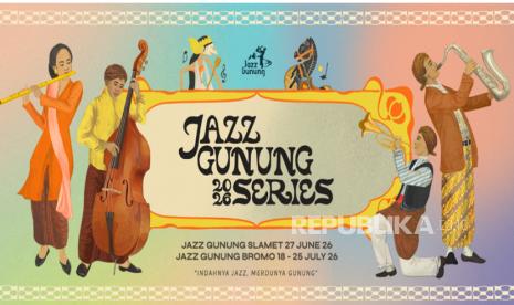 Ilustrasi jazz gunung 2026 untuk artikel Rayakan Jazz Gunung 2026 dengan Diskon Tiket 40%