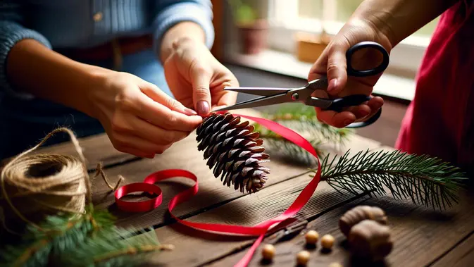 Ilustrasi diy natal untuk artikel DIY Natal: Cara Mudah, Hemat, dan Anti Gagal