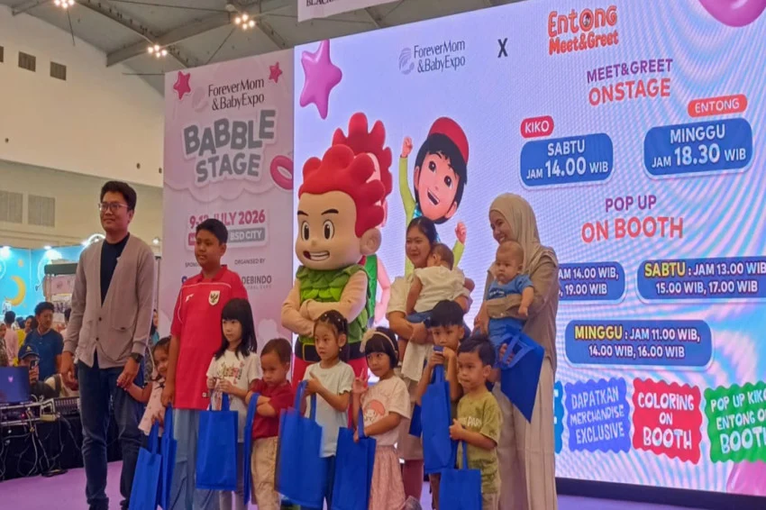 Ilustrasi meet n greet kiko untuk artikel Momen Seru Meet n Greet KIKO di FOMBEX ICE BSD