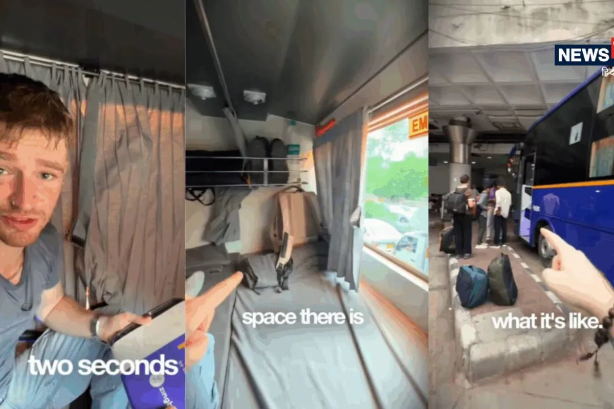 Ilustrasi sleeper bus india untuk artikel Sleeper bus India: Youtuber Inggris puji perjalanan Delhi–Jaipur