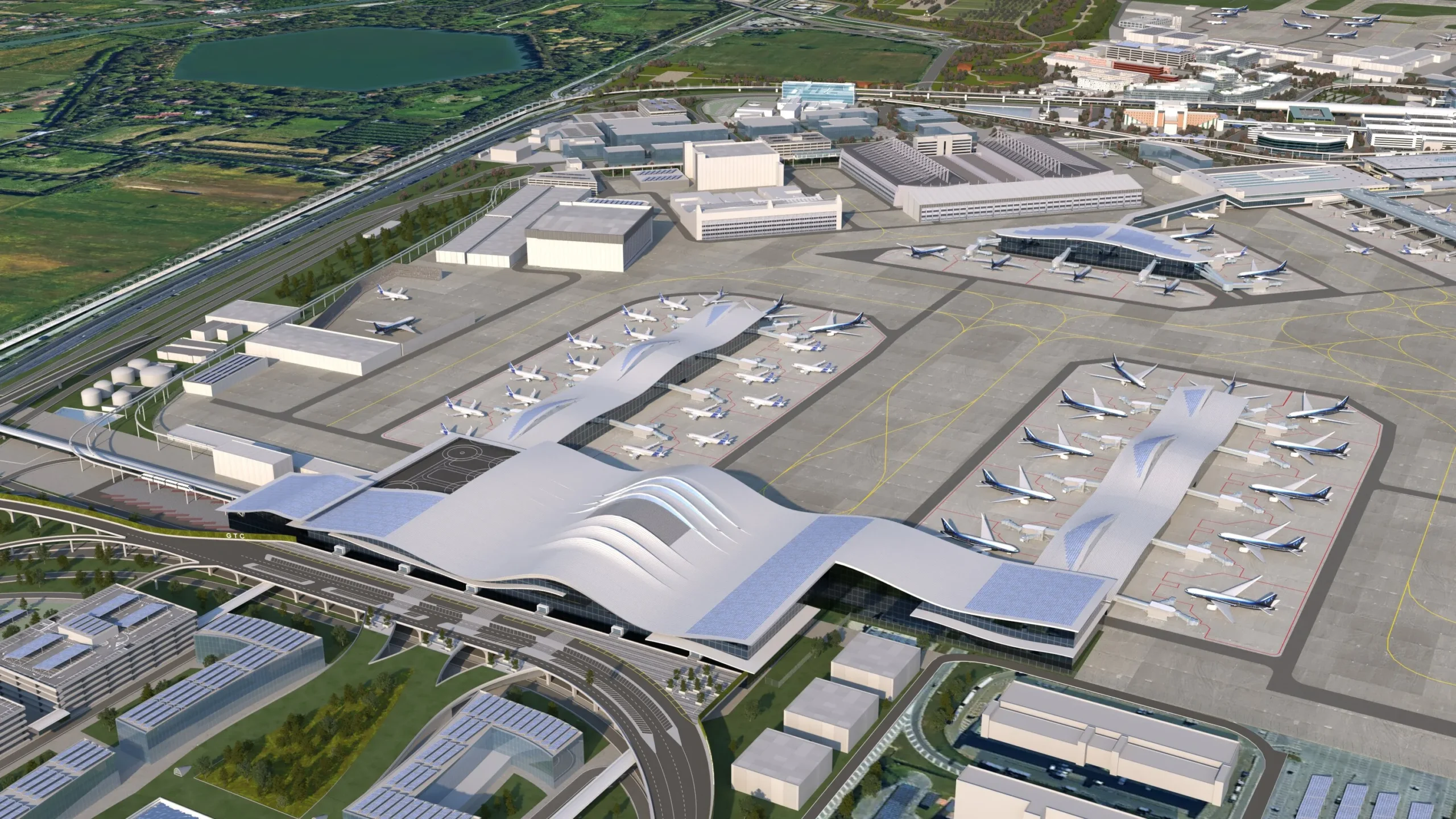 Ilustrasi bandara fiumicino untuk artikel Bandara Fiumicino Siapkan Ekspansi €9b dengan Terminal Baru